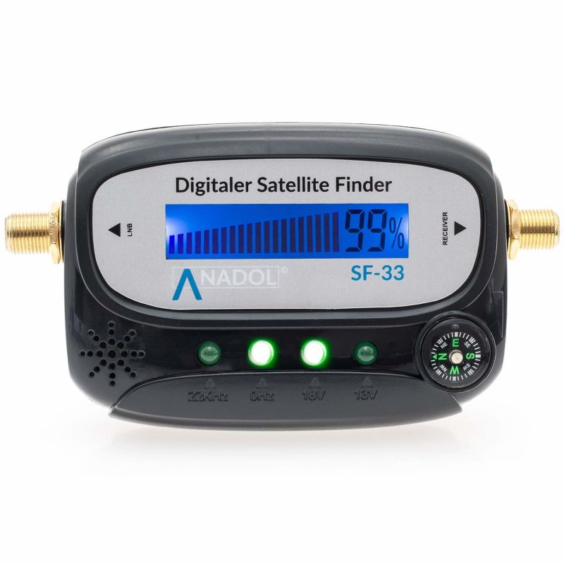 Sat Finder Satfinder Digitaler Satellitenfinder mit 3,5-Zoll-LCD-Digitalanzeige 