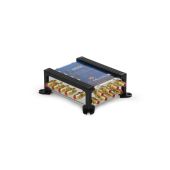 Anadol Gold Line 5/8 Multischalter f&uuml;r 1 Satelliten und 8 Ausg&auml;nge/Receiver, 13 vergoldete F-Stecker gratis