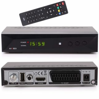 Opticum AX SBOX HD HDTV Sat Receiver, vorprogrammiert für Astra & Hotbird, mit PVR & Timeshift, Aufnahmefunktion
