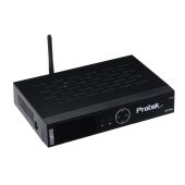Protek X2 COMBO 4K UHD H.265 2160p E2 Linux HDTV Receiver mit 1x S2 Sat Tuner + Hybrid DVB-C/T2 Tuner