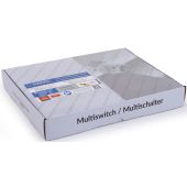 Anadol Gold Line 13/32 Multischalter f&uuml;r 3 Satelliten und 32 Teilnehmer, 45 vergoldete F-Stecker gratis