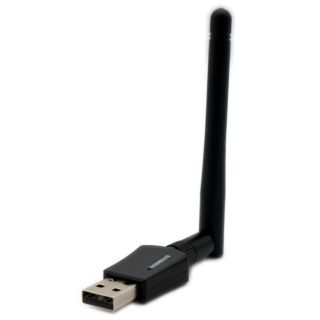 WLAN Stick 600Mbit mit 2dBi schwenkbarer Antenne, 5G, Dual Band, WIFI, USB 2.0, schwarz
