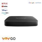 VU+ YAY GO Android TV 4K UHD Streaming Box Android TV 10.0 - Google zertifiziert - Chromecast - Netflix 4K, Prime Video 4K, Disney+ 4K, Youtube 4K, Bluetooth Fernbedienung, Dolby Digital Plus