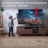 AXRED Titan Plus TV Mount Wandhalterung 32&rdquo;-70&rdquo; Zoll (81-177cm), Fernseher Halterung schwenkbar neigbar, Wand Fernsehhalterung f&uuml;r Smart TV OLED QLED LED Curved, VESA 600x400