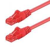Netzwerkkabel Cat 6, rot, halogenfrei, S/FTP, PIMF, 2m