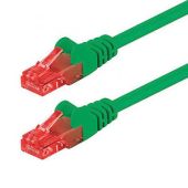 Netzwerkkabel Cat 6, grün, halogenfrei, S/FTP, PIMF, 5m