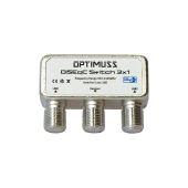 Optimuss 2/1 DiseqC Schalter mit Wetterschutzgeh&auml;use